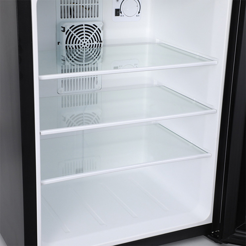 Wine Beer Mini Fridge - Mini Fridge Cooler 40L Refrigerator Glass