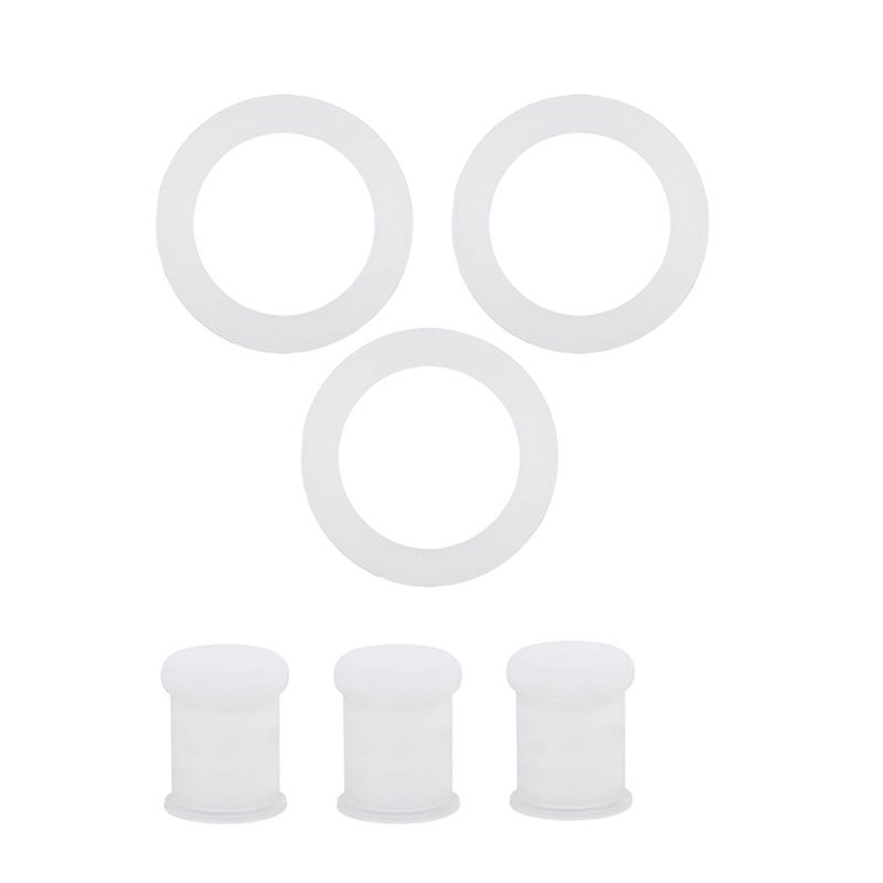 Bottle Stopper Set - A49K-Replacement Silicone Stopper Gasket And Seal