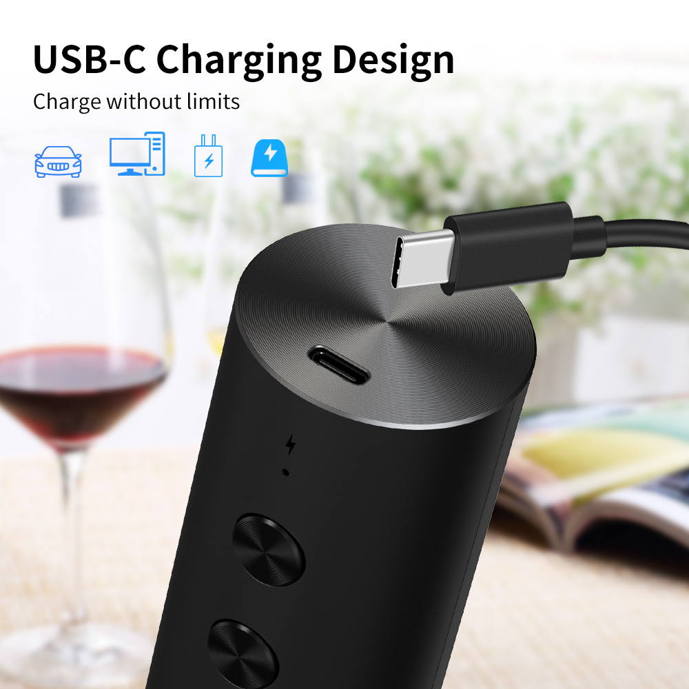 4-in-1 Electric Bottle Wine Op - Bottle Stopper Set review and price