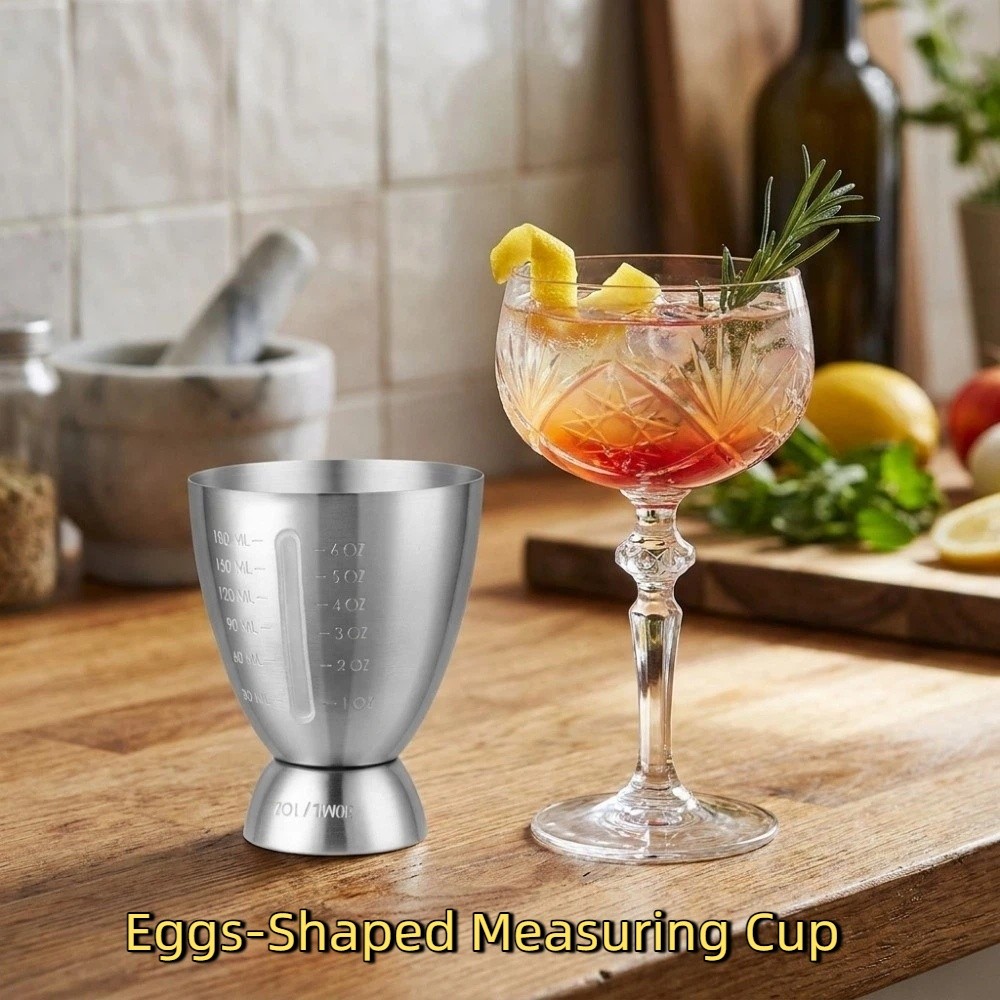 6 OZ/180 ML Eggs-Shaped Measur - Spirit Measure Jigger review and price