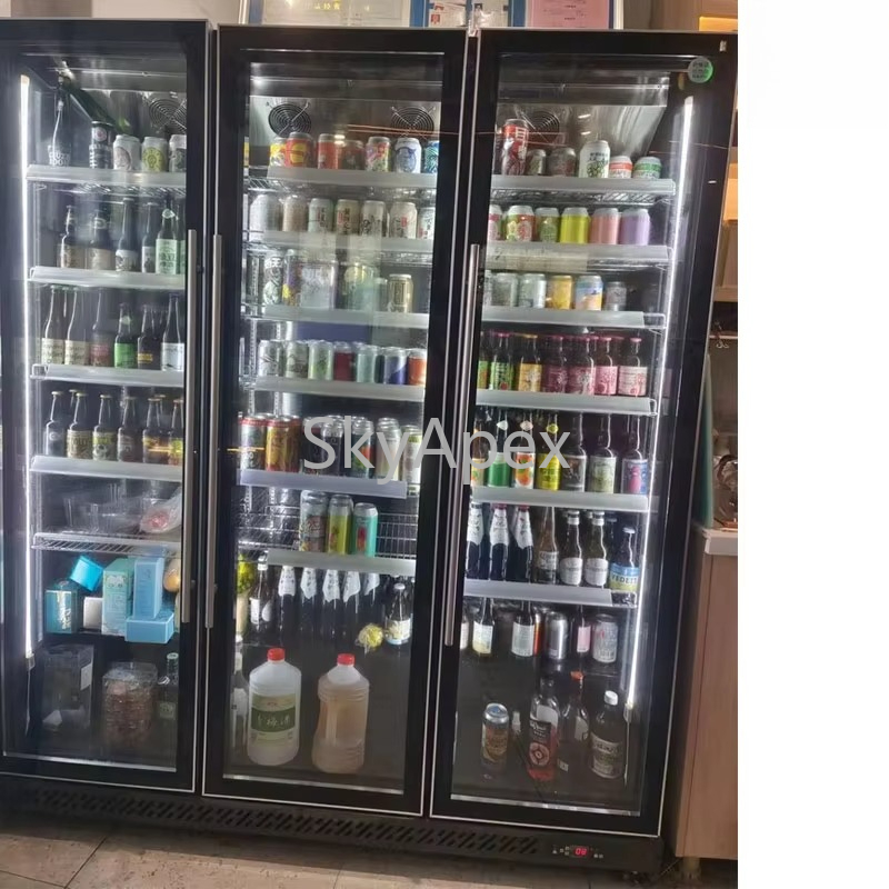 Factory Made 3 Door Vertical D - Wine Beer Supermarket review and price