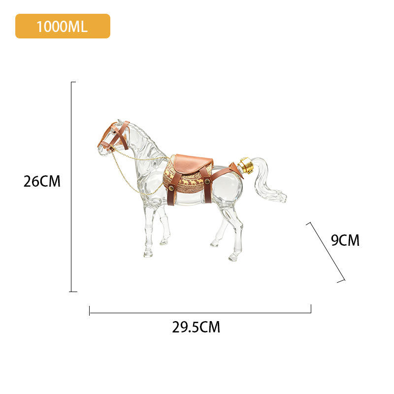 Horse Shape High Borosilicate  - Bottle Stopper Set review and price