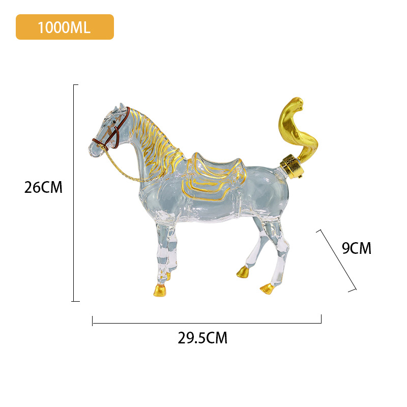 Horse Shape High Borosilicate  - Bottle Stopper Set review and price