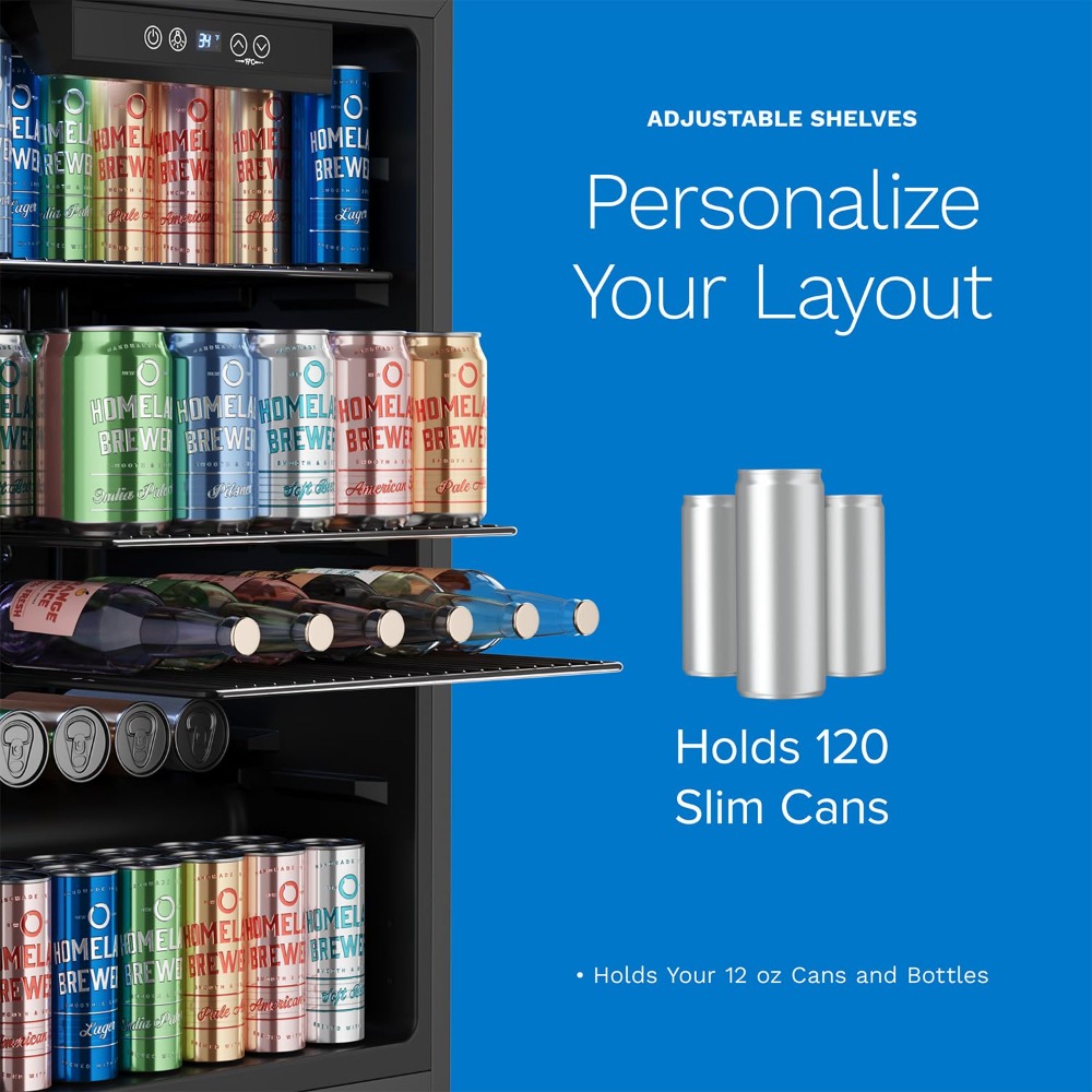 120 Can Mini Beverage Refriger - Wine Beer Mini Fridge review and price