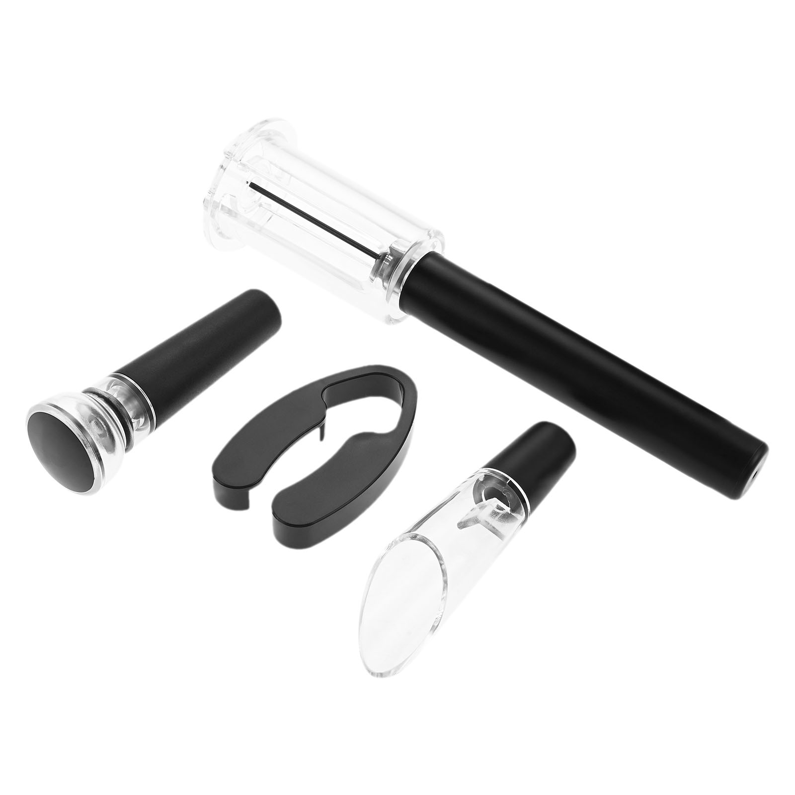 4Pcs Portable Air Pressure Pum - Bottle Stopper Set review and price