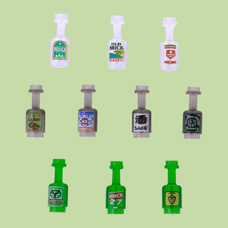 MOC City Street Figures Drink  - Wine Beer Supermarket review and price