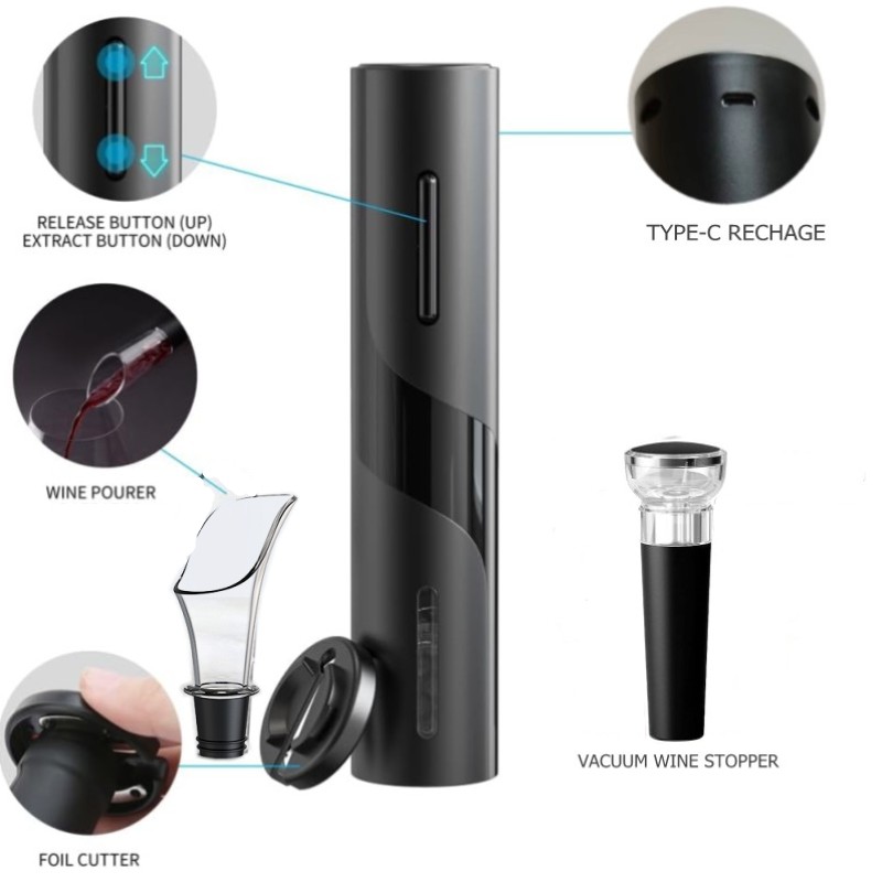 Rechargeable Multifunction Ele - Bottle Stopper Set review and price