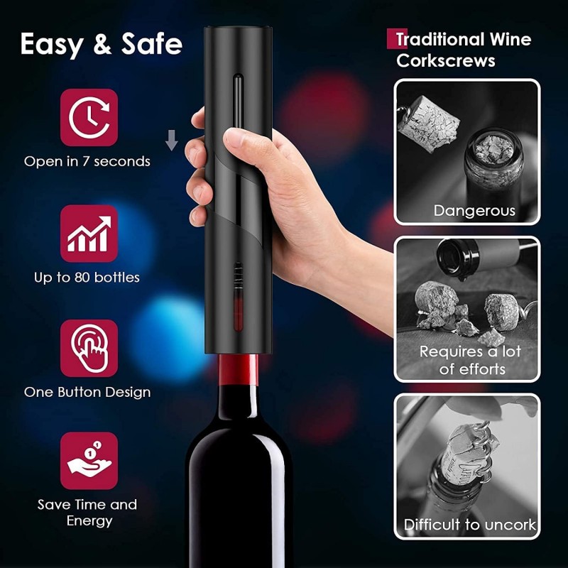 Rechargeable Multifunction Ele - Bottle Stopper Set review and price