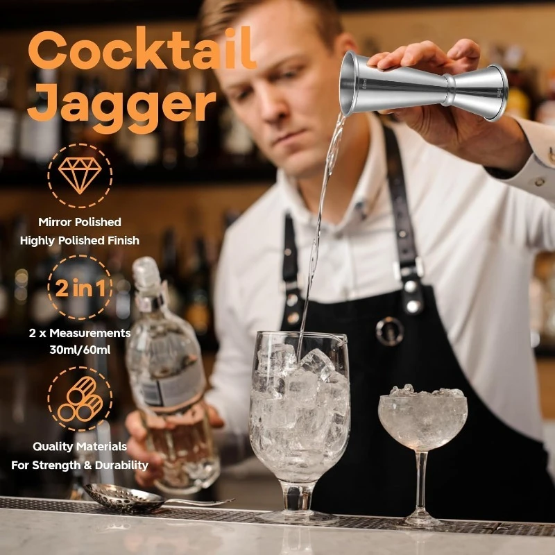 Stainless Steel 30/60ml Cockta - Spirit Measure Jigger review and price