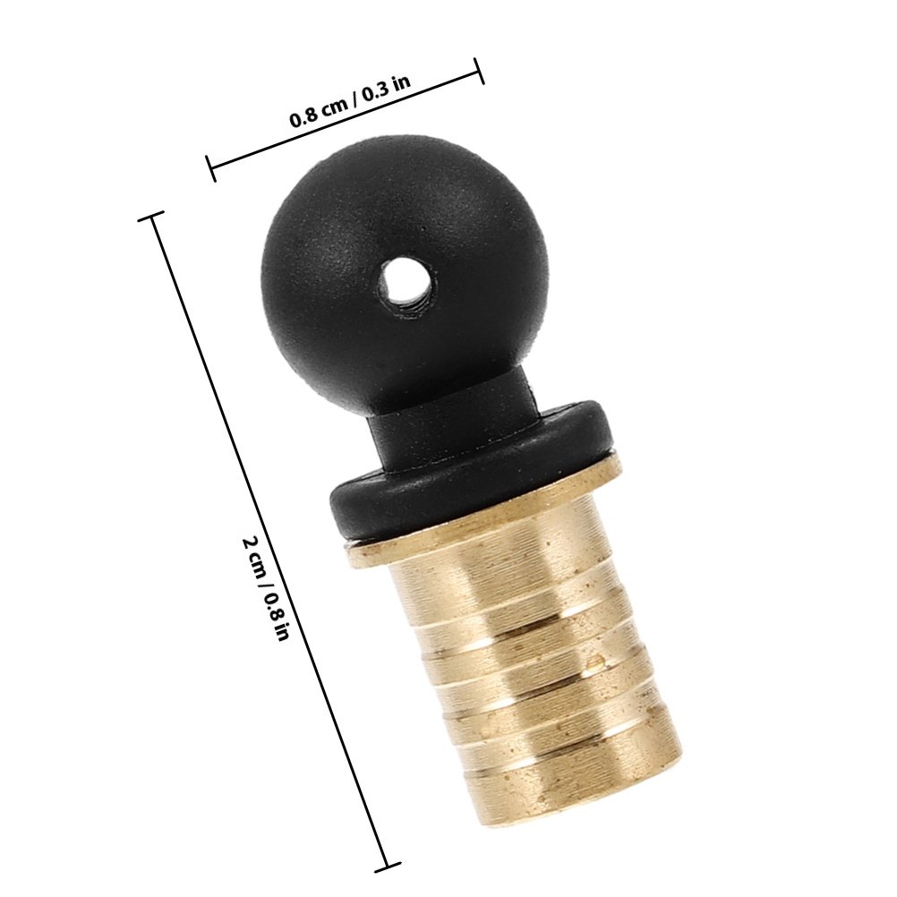 4Pcs Gourd Bottle Caps Brass W - Bottle Stopper Set review and price