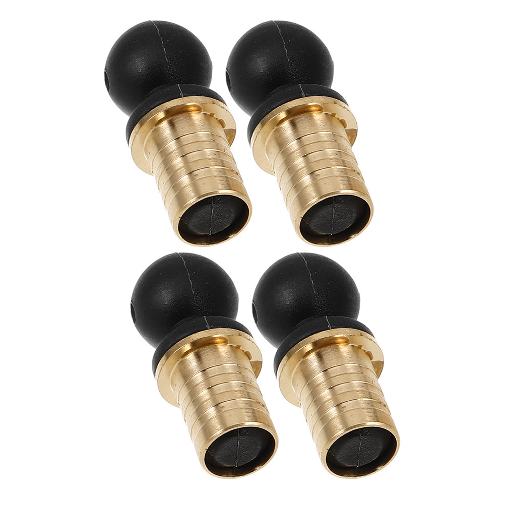 4Pcs Gourd Bottle Caps Brass W - Bottle Stopper Set review and price