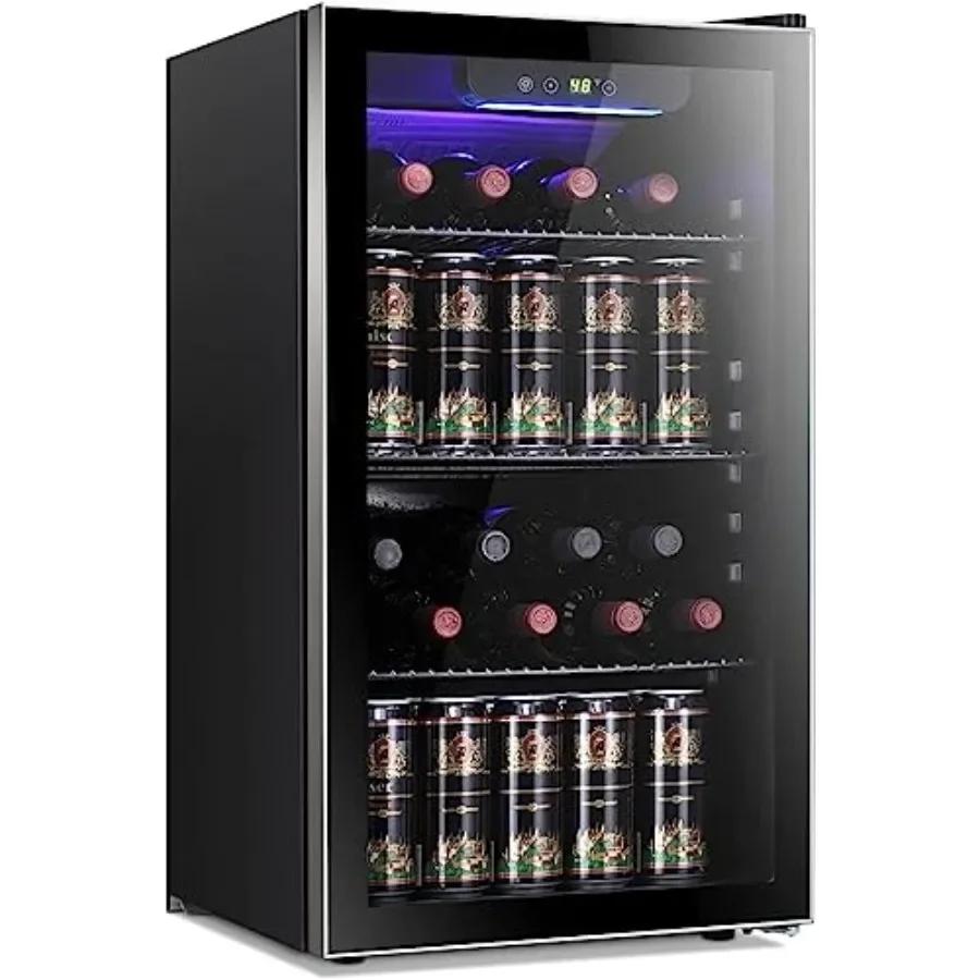 26 Bottle 130 Can Wine Cooler/ - Wine Beer Mini Fridge review and price