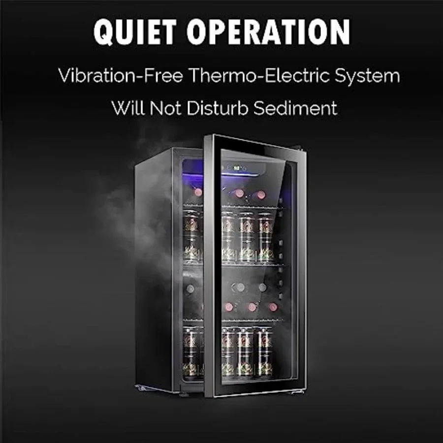 26 Bottle 130 Can Wine Cooler/ - Wine Beer Mini Fridge review and price
