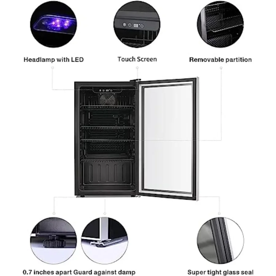 26 Bottle 130 Can Wine Cooler/ - Wine Beer Mini Fridge review and price