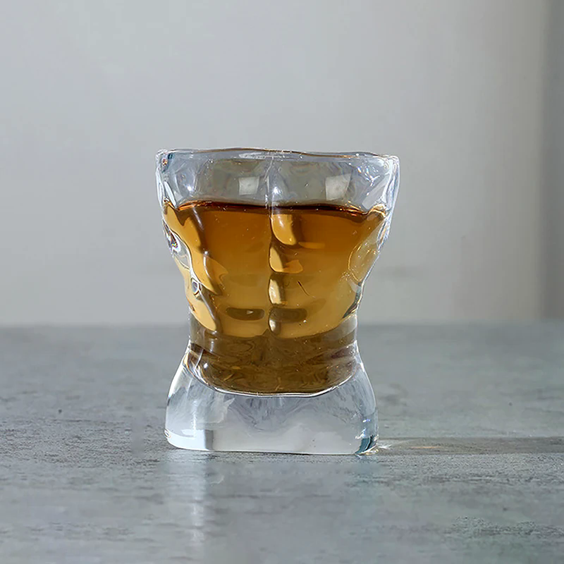1PC Novelty Body Shaped Glass  - Wine Beer Juice review and price