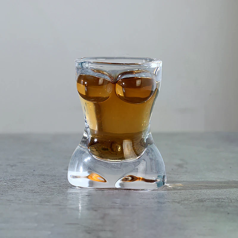 1PC Novelty Body Shaped Glass  - Wine Beer Juice review and price