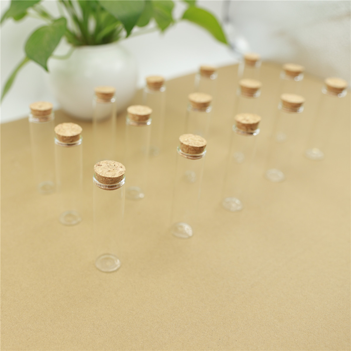 50pcs/lot Glass Bottle 22*80mm - Bottle Stopper Set review and price